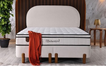 Set Bohemya pat cu saltea 