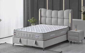 Set PuffyLux pat cu saltea 